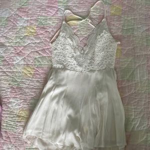Lulus White Open Back Romper